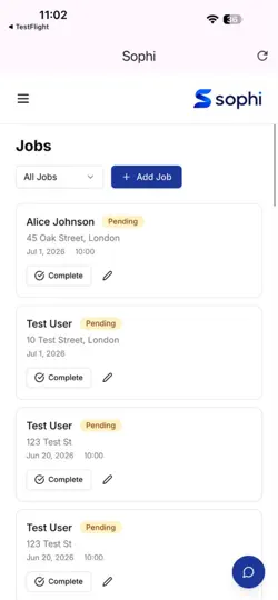 Скриншот Sophi Pro на iPhone 6
