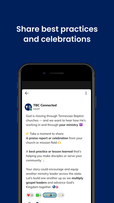 Tennessee Baptist iPhone screenshot 2 - Social Networking app