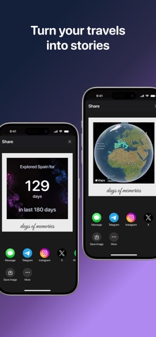 Expatly – Days Abroad Tracker iPhone screenshot