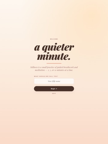 Stillness - Quiet Minute