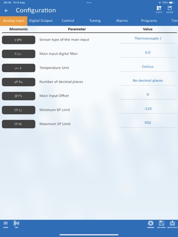 QuickTune Mobile iPad screenshot