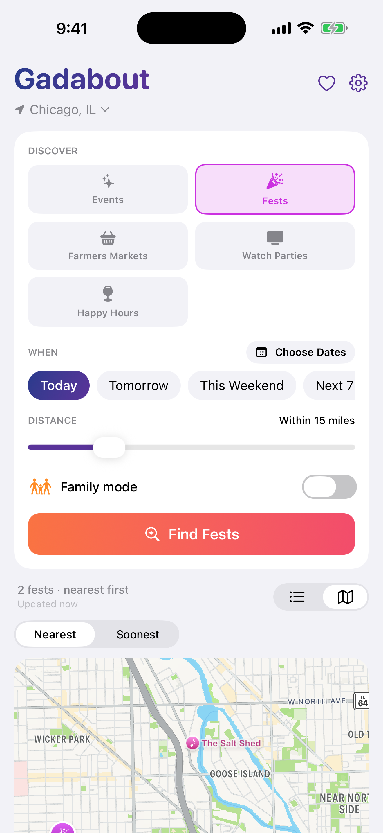 Gadabout: Events Near You screenshot 3