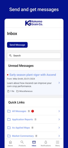 Kokomo Grain Connect iPhone screenshot