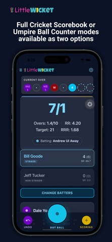LittleWicket Cricket Scorebook screenshot