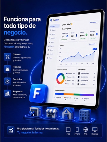 FixAdmin iPad screenshot