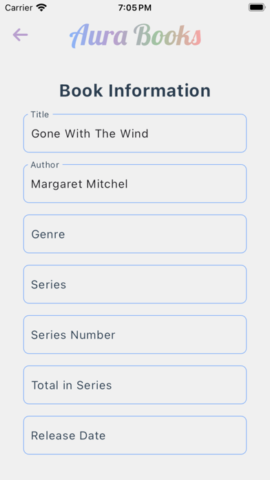 Aura Books Screenshot