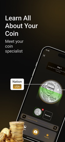 Coin Identifier ~ Coin Value iPhone screenshot