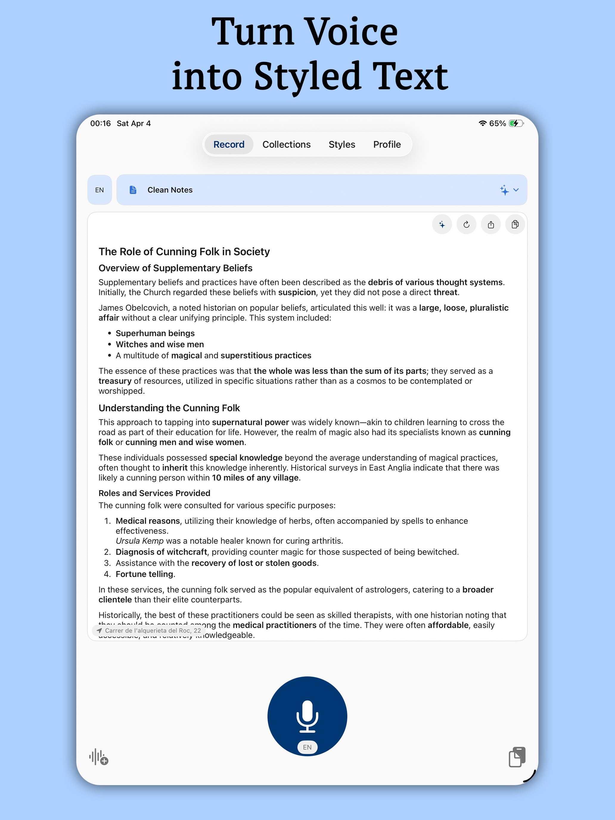 StyleNote AI: Voice to Notes screenshot 11
