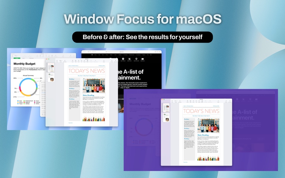 #3. Window Focus - Dim Screen (macOS) Przez: FIPLAB Ltd