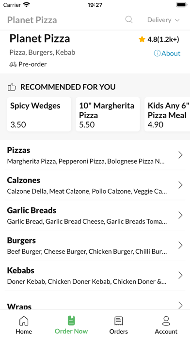 Planet Pizza Mexborough Screenshot