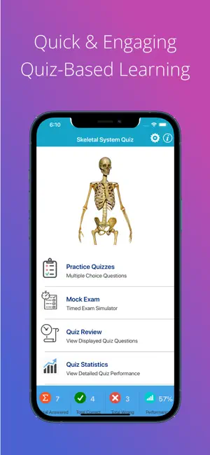Skeletal System Quizzes screenshot 1