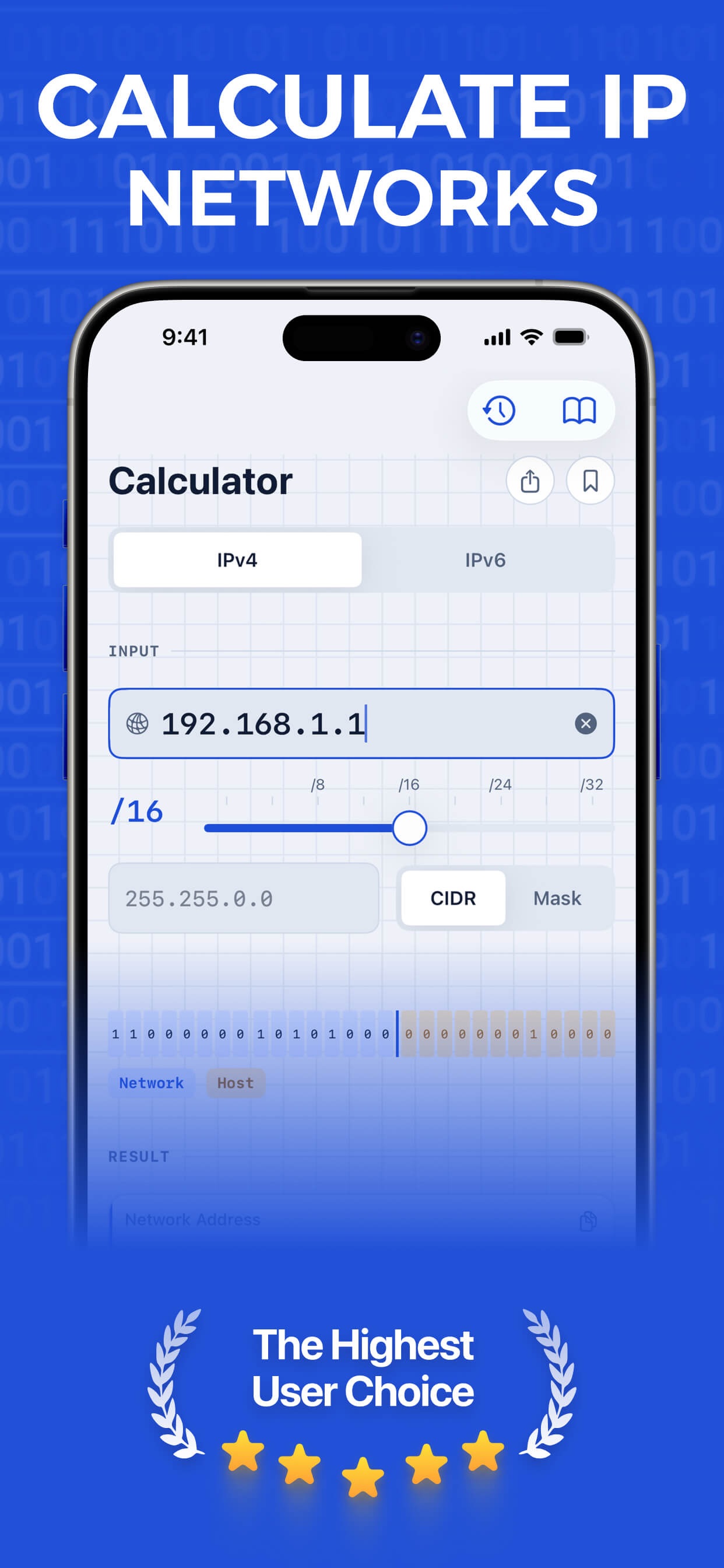 Screenshot 1 of Subnetix - IP Calculator