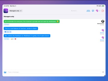 VoxCom Tablet iPad screenshot