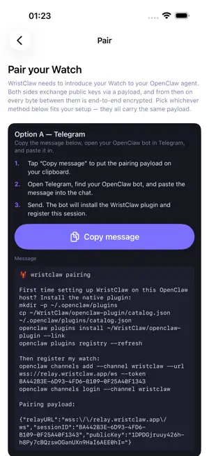 WristClaw screenshot 2