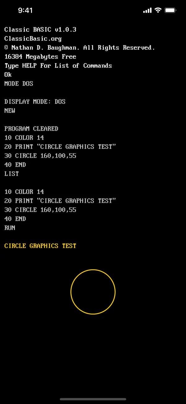 Screenshot #2 pour Classic BASIC