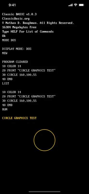Classic BASIC screenshot 2 of 9