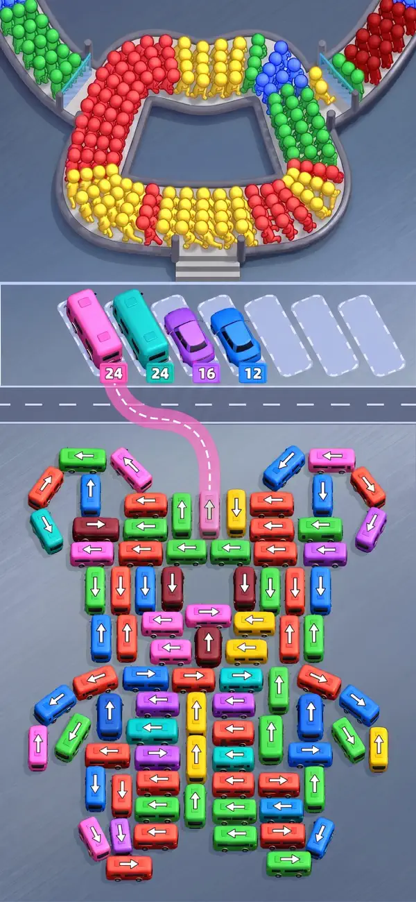 Screenshot #2 pour Car Jam: Bus Arrow Parking Jam