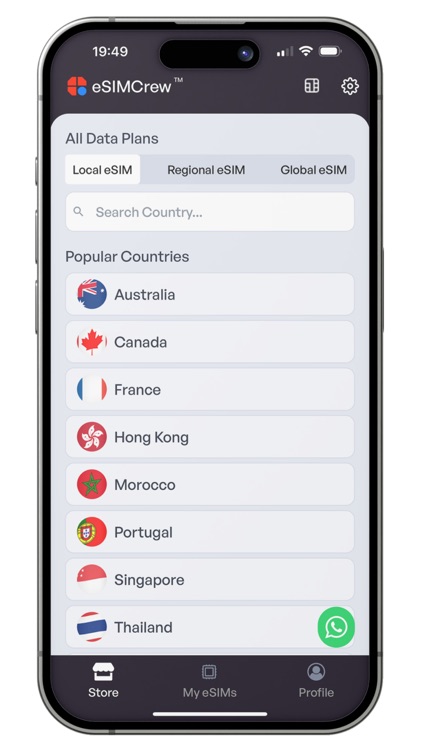 eSIMCrew: Data for Travel eSIM