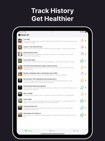 Ingredient Checker ScanAI iPad screenshot
