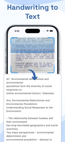 Handwriting to Text - OCR Scan Screenshot 1 of 6
