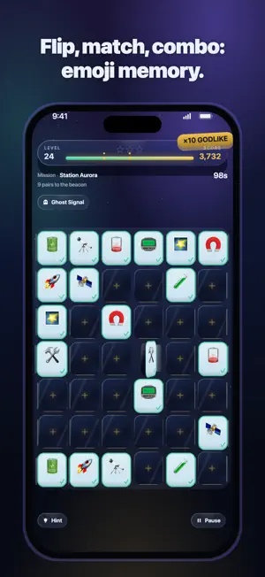 CardMoji: Emoji Memory Match screenshot 1
