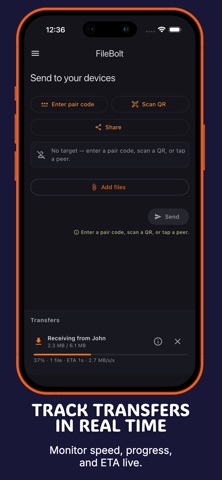 FileBolt: File Transfer Screenshot 1 of 7