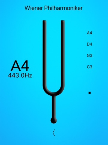 Viola Tuner Basic iPad screenshot