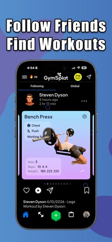GymSplat: Workout Tracker Screenshot 3 of 8