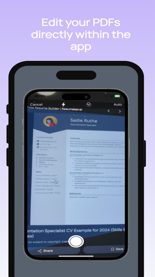 #3. AI DocuScan: Smart PDF Tool (iOS) 来自: Duc Lai