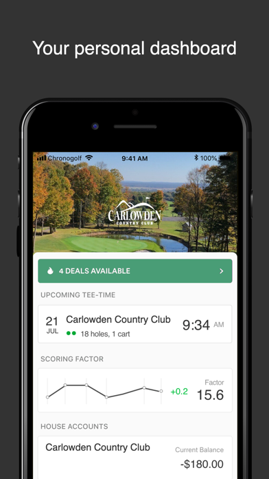 Carlowden iPhone screenshot 1 - Sports app