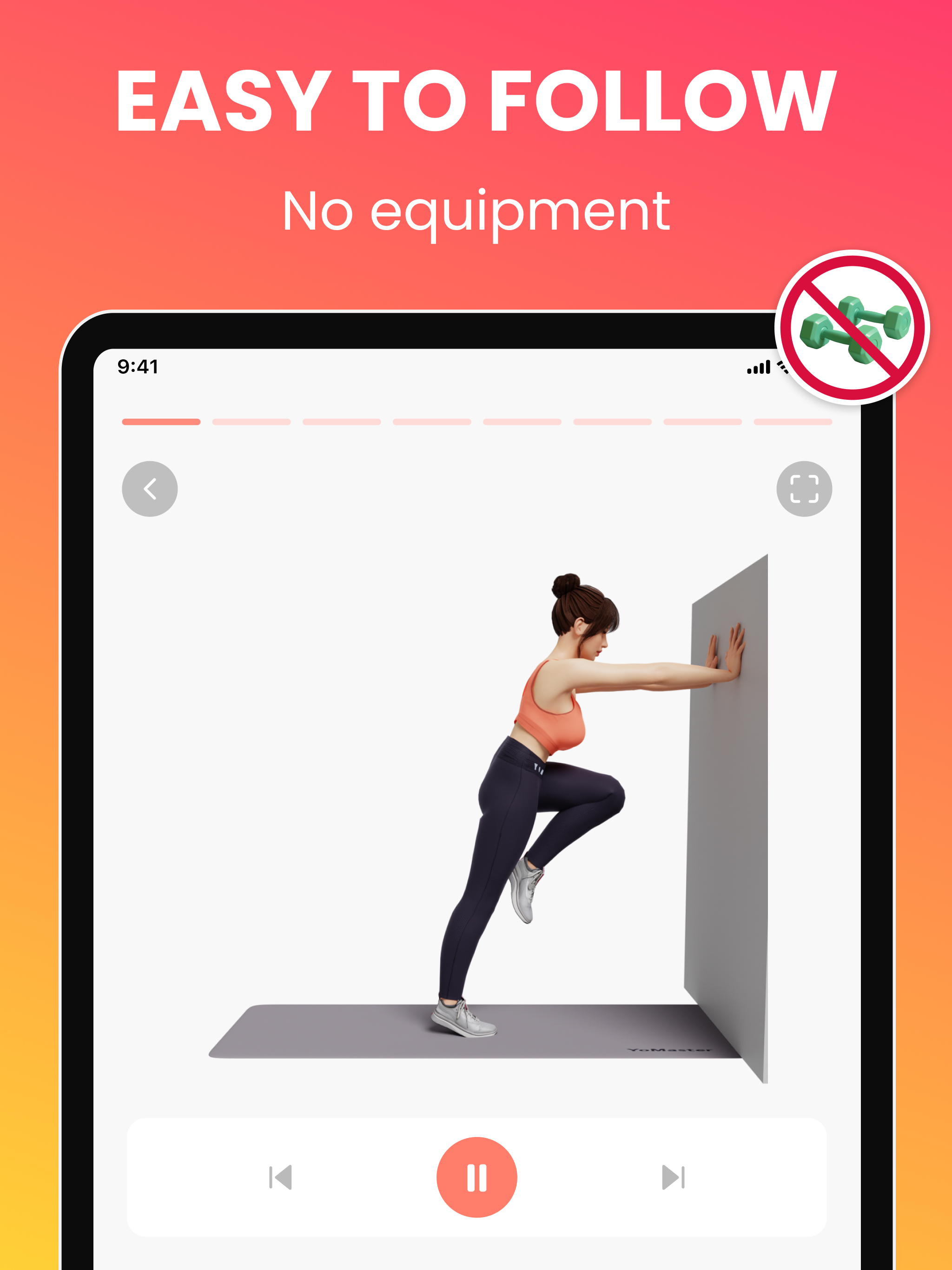 PilaFit: Wall Pilates Workout screenshot 10