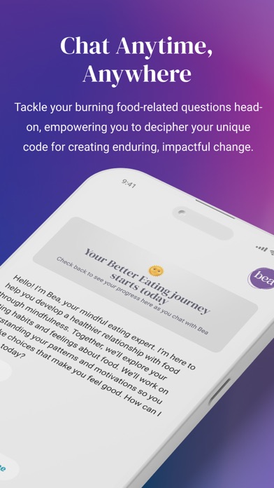 Bea: AI for Emotional Eating Screenshot