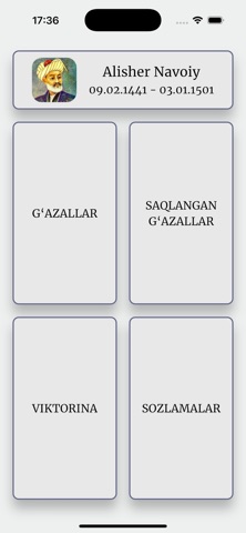 Alisher Navoiy g'azallari screenshot