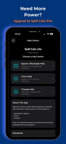Spill Calc Lite screenshot