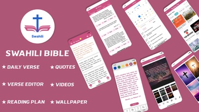 Biblia Takatifu in Swahili. Screenshot