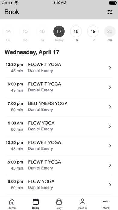 FlowFit yoga Screenshot