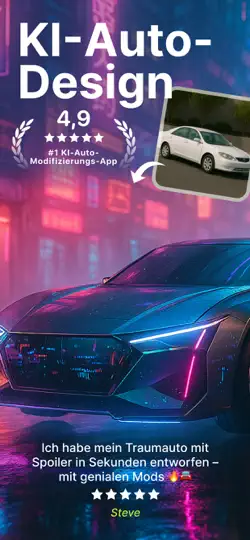 Screenshot von KI Car Designer Modify & Tune auf dem iPhone 1