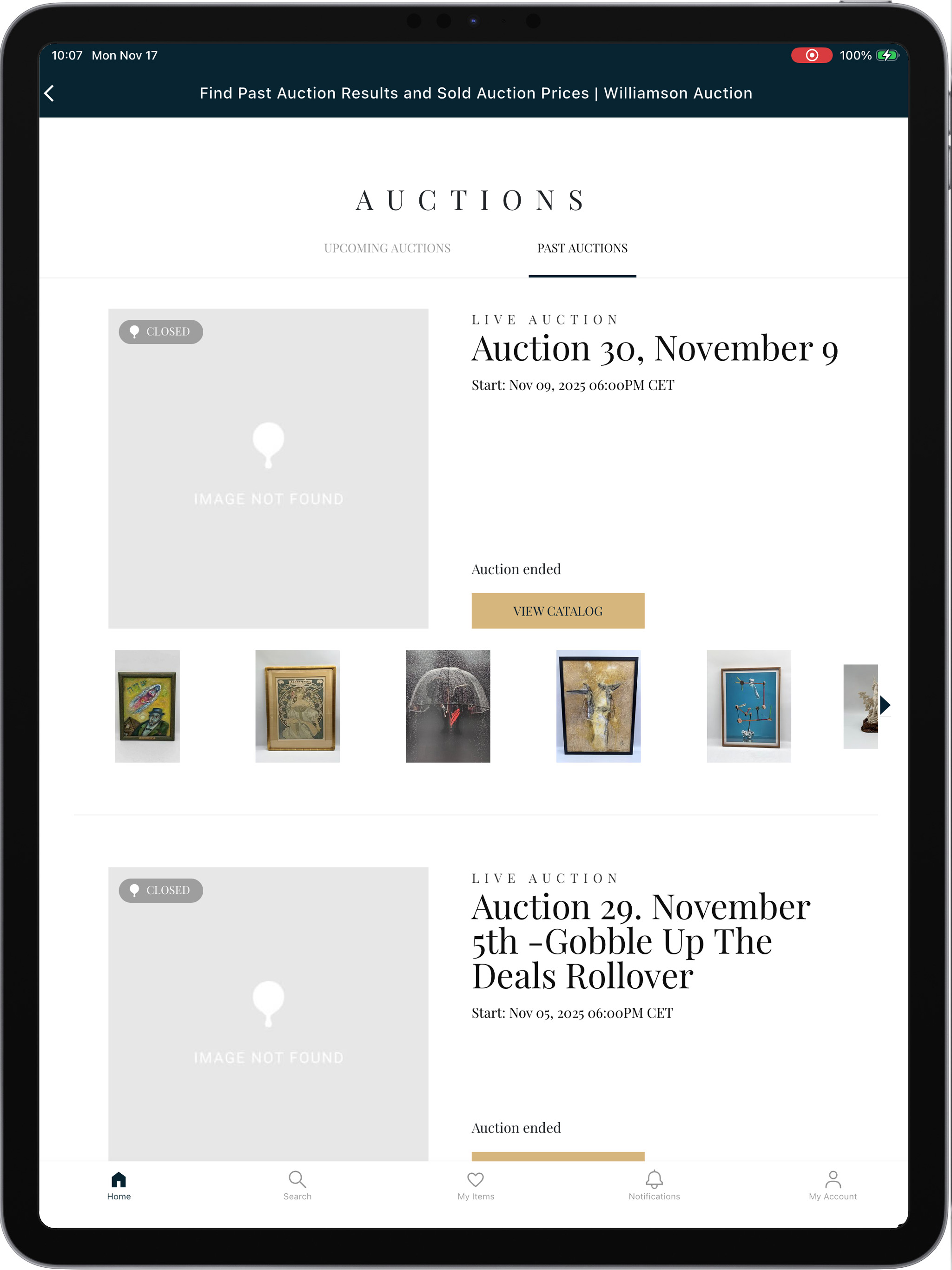 Williamson Auctions screenshot 5