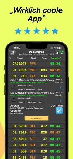 Screenshot von Flug Plan | Live Flughafen auf dem iPhone 3