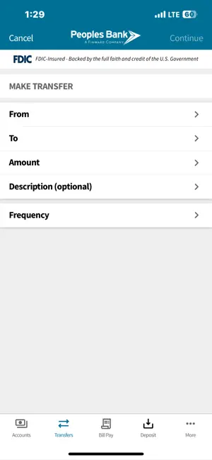 Peoples Bank Mobile screenshot 3