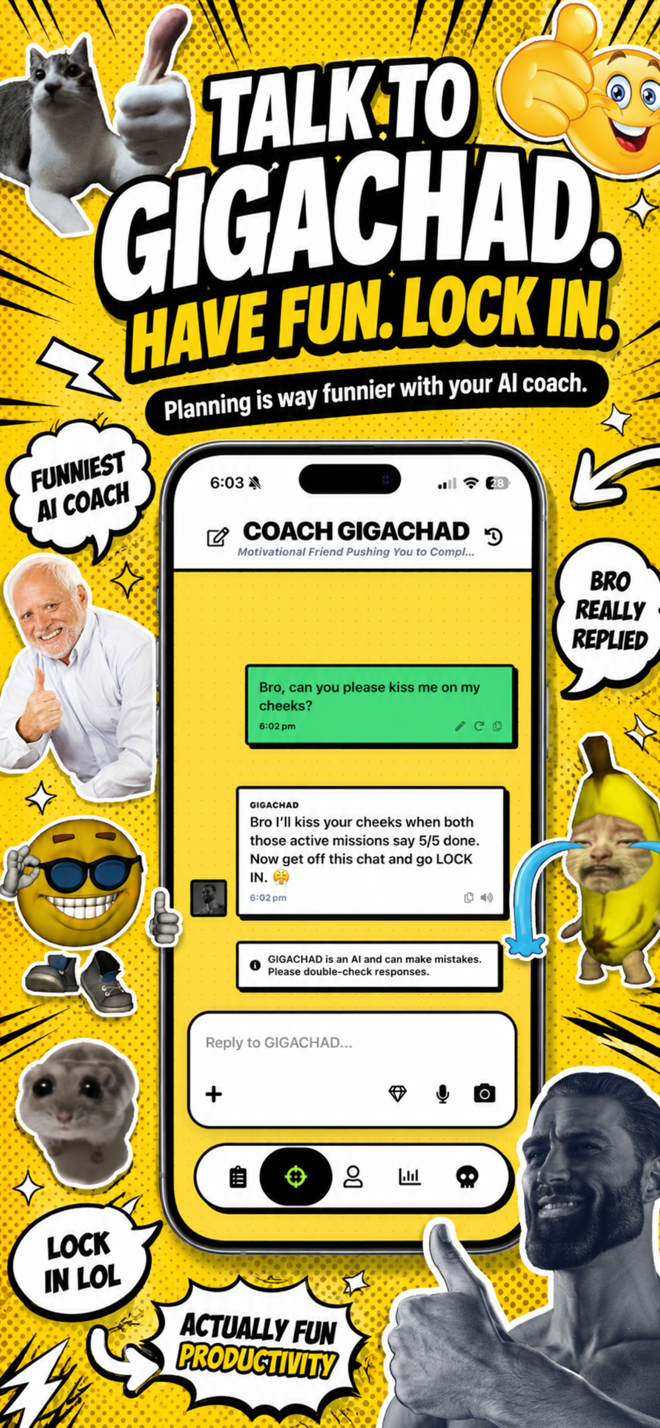 Lock In! - Your Gigachad Coach screenshot 3