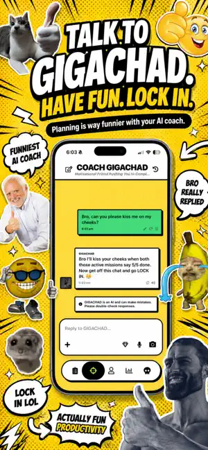 Lock In! - Your Gigachad Coach screenshot 3