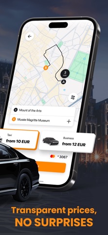 Taxis Brussels: B TAXI App screenshot