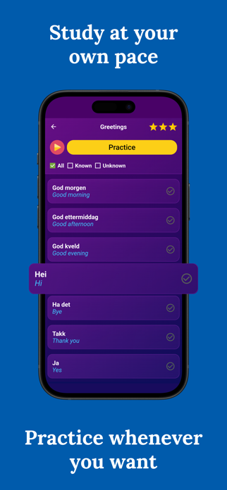 Learn Norwegian (Beginners) Screenshot 3 of 7