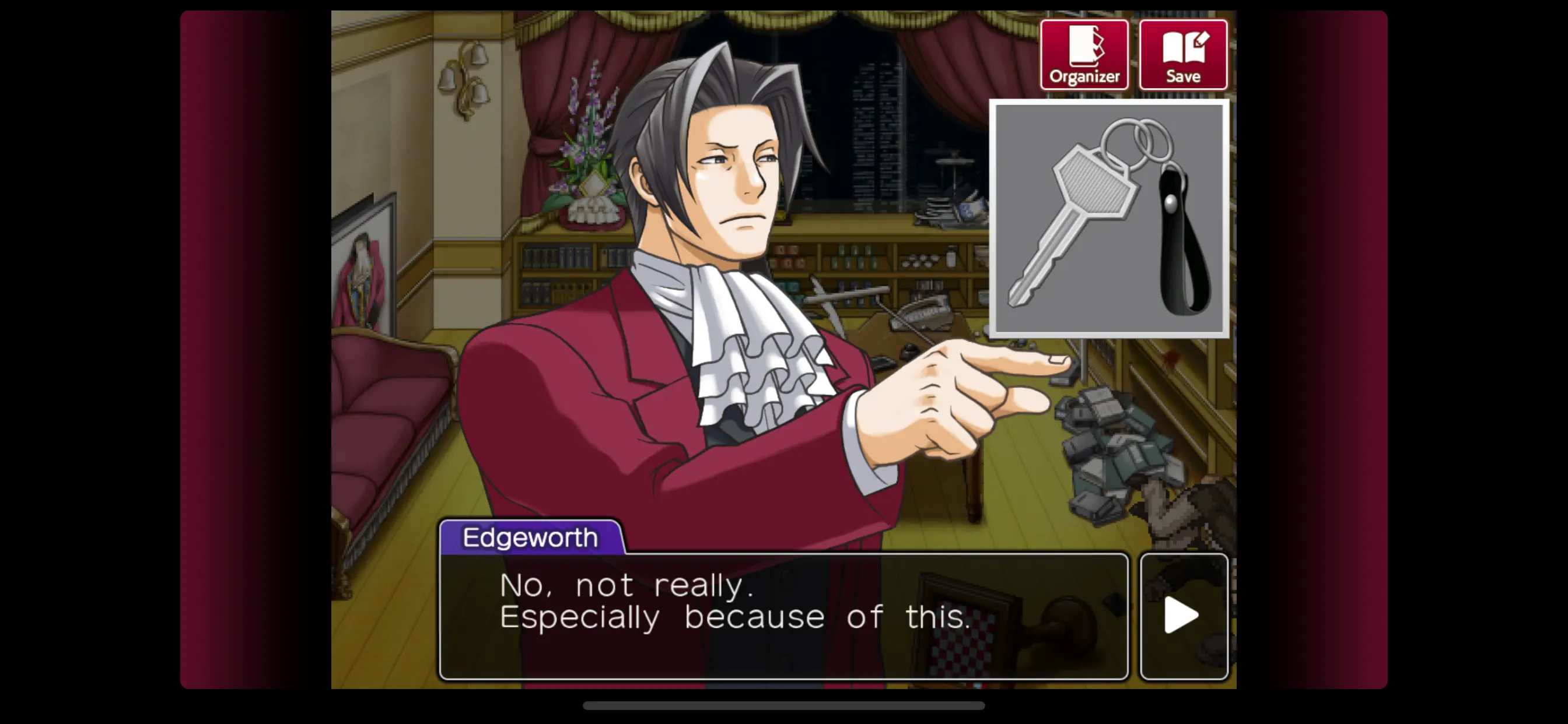 #5. Ace Attorney INVESTIGATIONS (iOS) Podle: CAPCOM