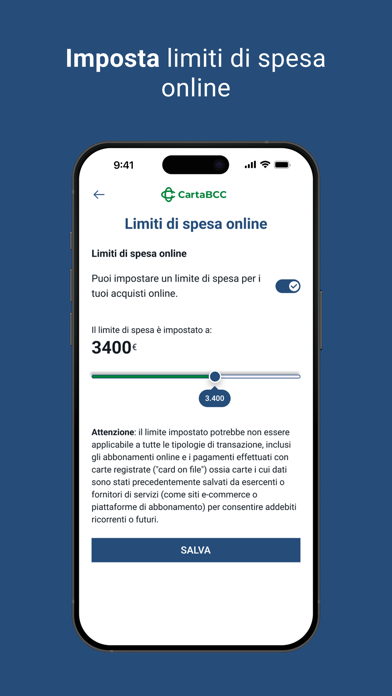 MyCartaBCC iPhone screenshot 7 - Finance app