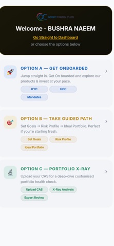 INFIRUPEE - Mutual Fund App Screenshot 3 of 4