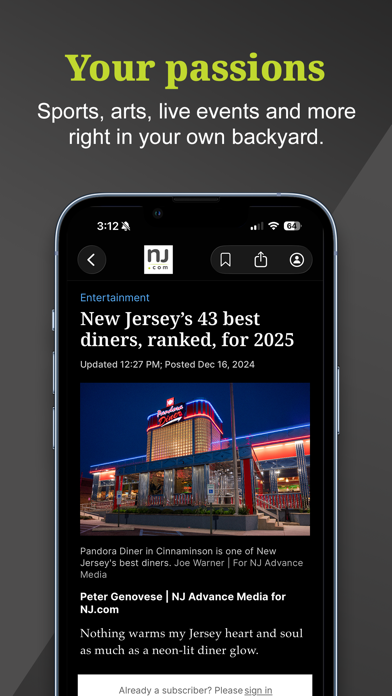 Screenshot 1 of NJ.com App