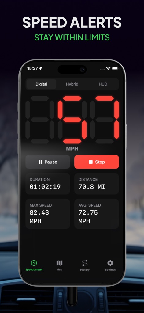 GPS Speedometer: HUD Speed - Navigation App | MWM