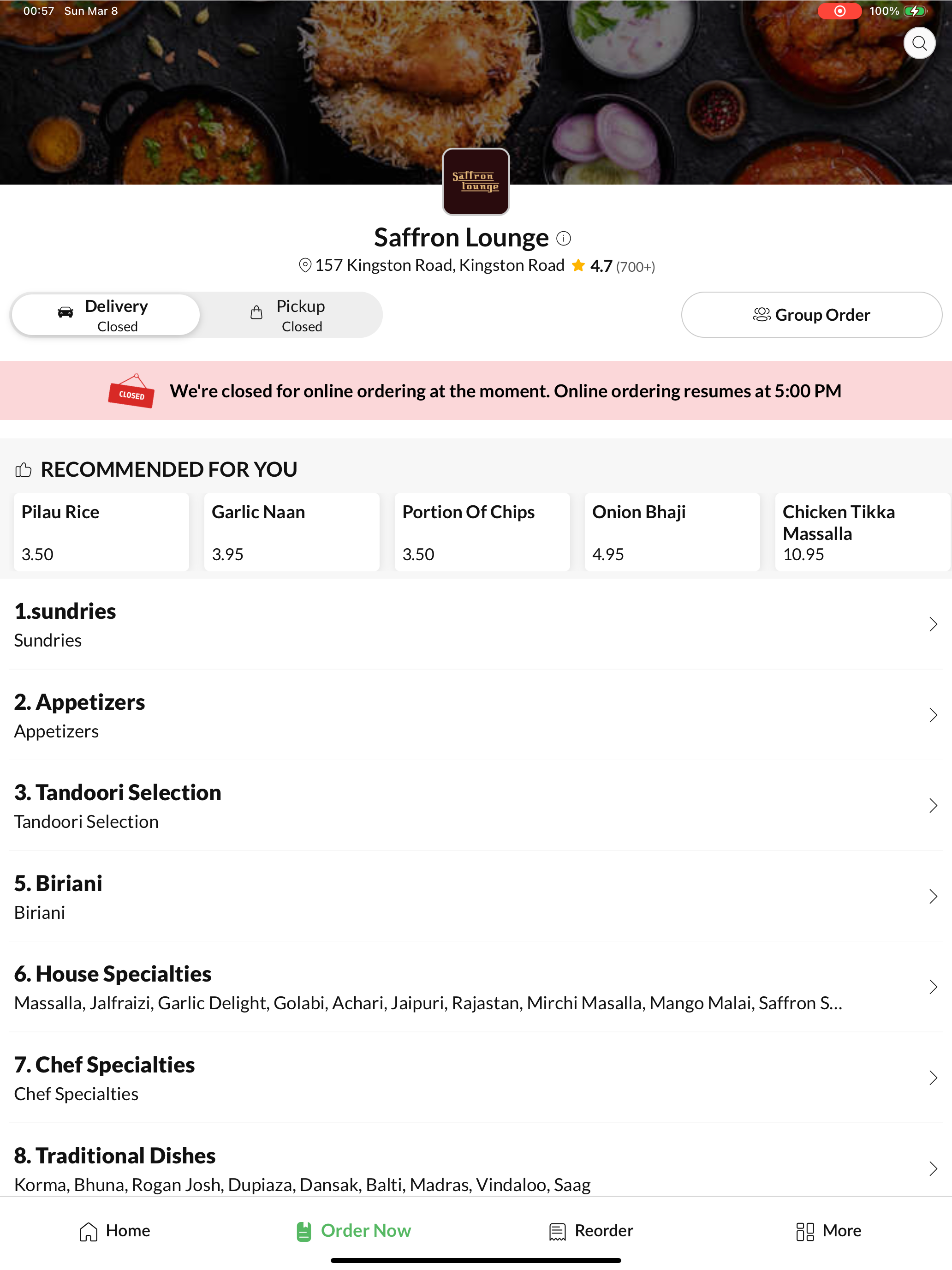 Saffron Lounge